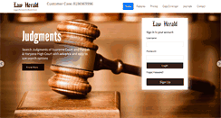 Desktop Screenshot of lawherald.org